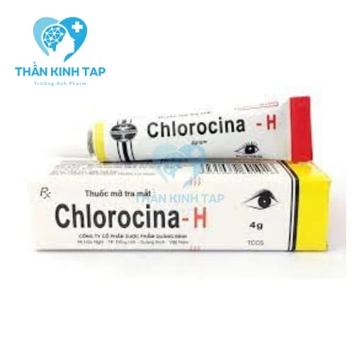 Chlorocina - H - Thuốc mỡ tra mắt chống viêm